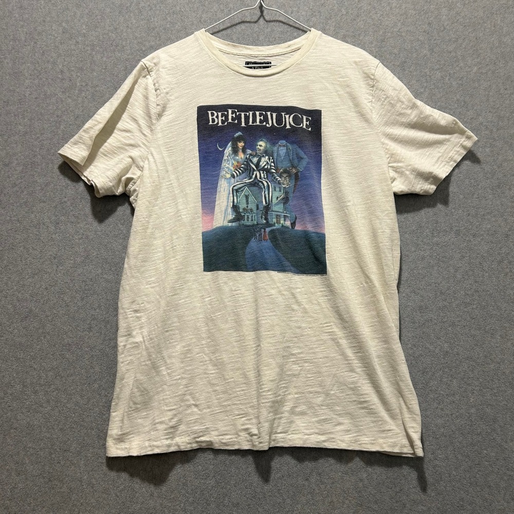 Abercrombie & Fitch Men's Beetlejuice Movie Poster Cover T-Shirt Size XXL